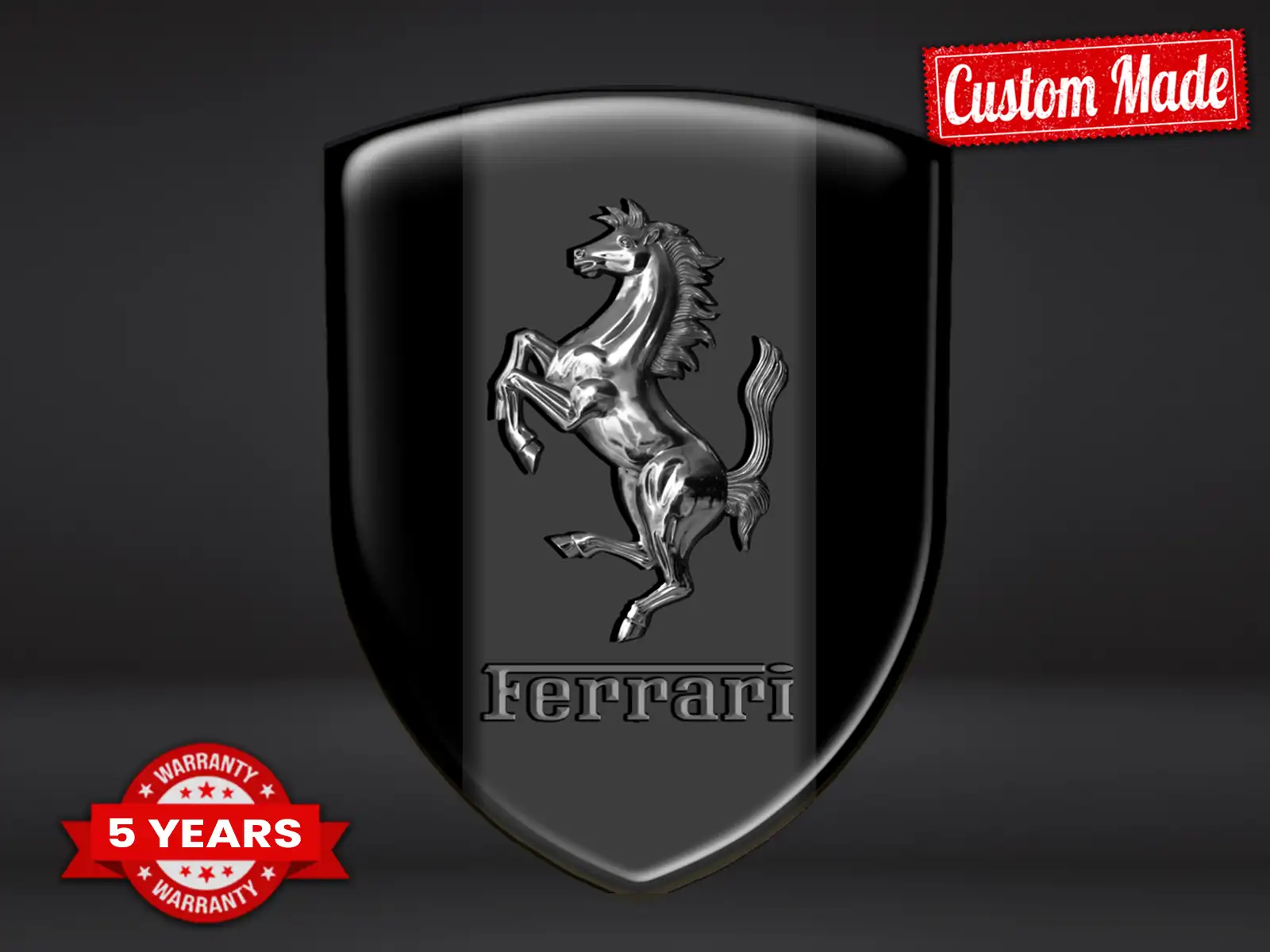 Ferrari Fensteraufkleber Trucks Premium Hochwertig Robust